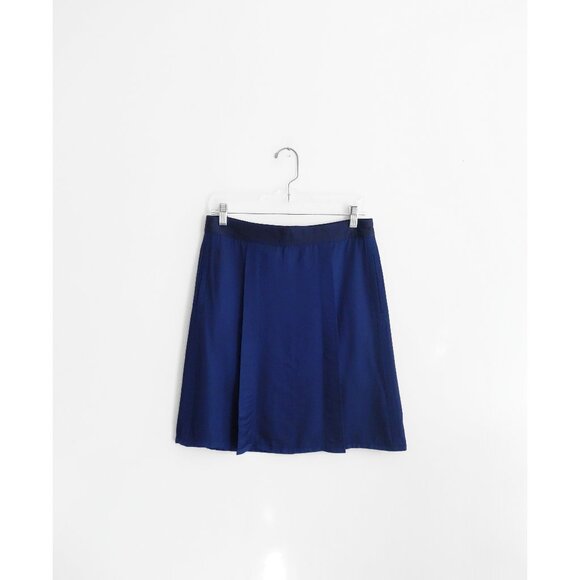 Maison Martin Margiela MM6 Blue Viscose A-Line Skirt est. 40 42 Small - Picture 4 of 6